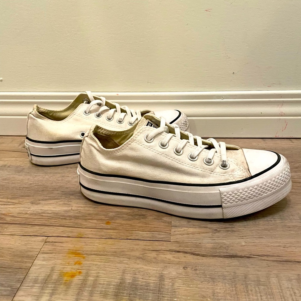 Platform White Converse
